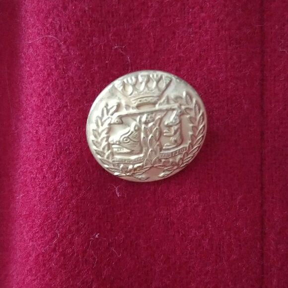 Vintage Blood Red Blazer - Picture 3 of 9